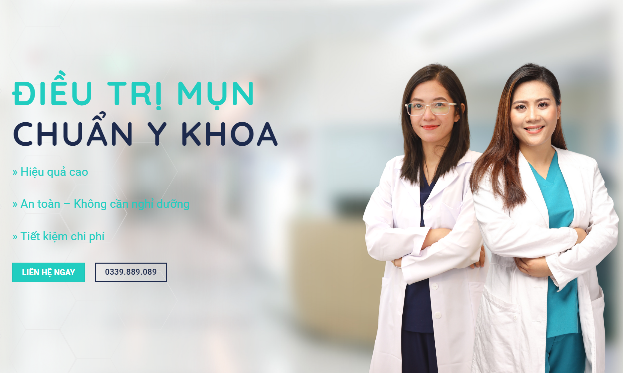 ĐIỀU TRỊ MỤN CHUẨN Y KHOA