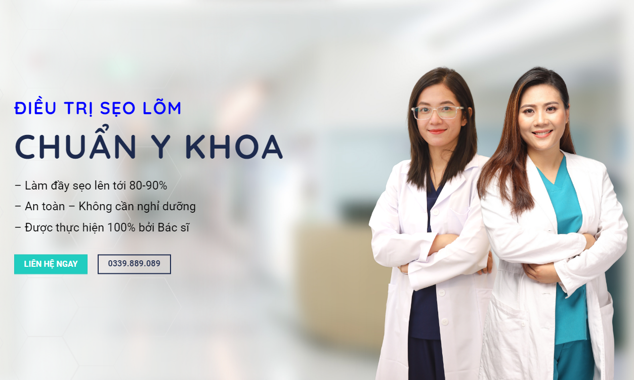  ĐIỀU TRỊ SẸO LÕM CHUẨN Y KHOA