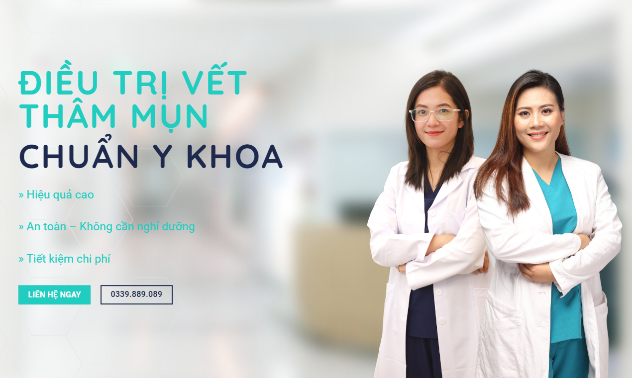 ĐIỀU TRỊ VẾT THÂM MỤN CHUẨN Y KHOA