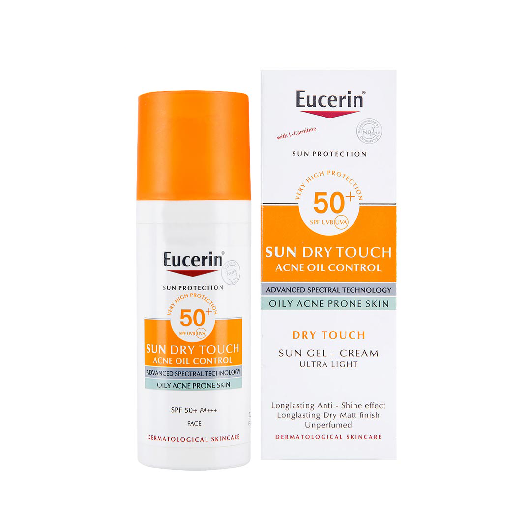 Eucerin Kem chống nắng cho da nhờn và da mụn SPF 50  50ml