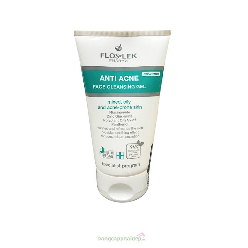 Floslek Gel rửa mặt Anti Acne 125ml