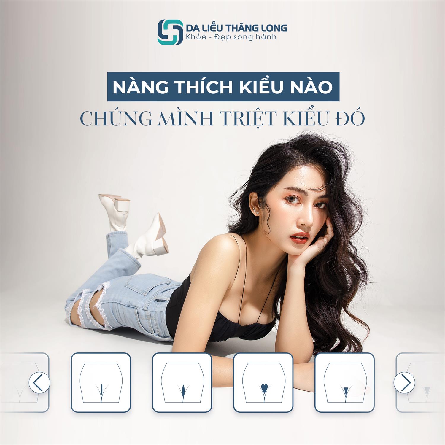 Triệt lông Bikini (buổi trải nghiệm)