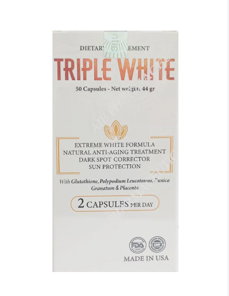 TH Viên uống Triple White trắng da, mờ nám, giảm thâm hộp 50 viên