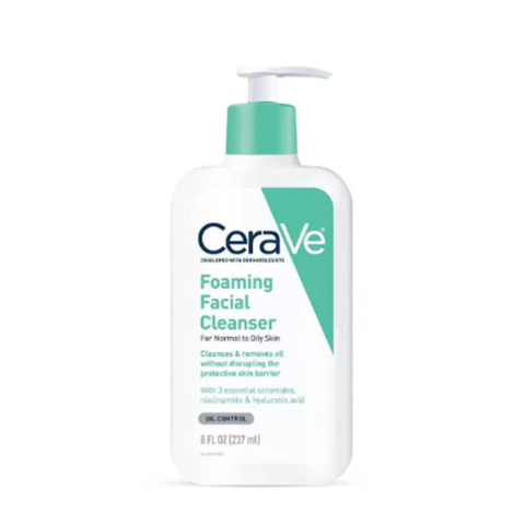 Cerave Sữa rửa mặt Foaming Cleanser làm sạch sâu cho da dầu chai 236ml
