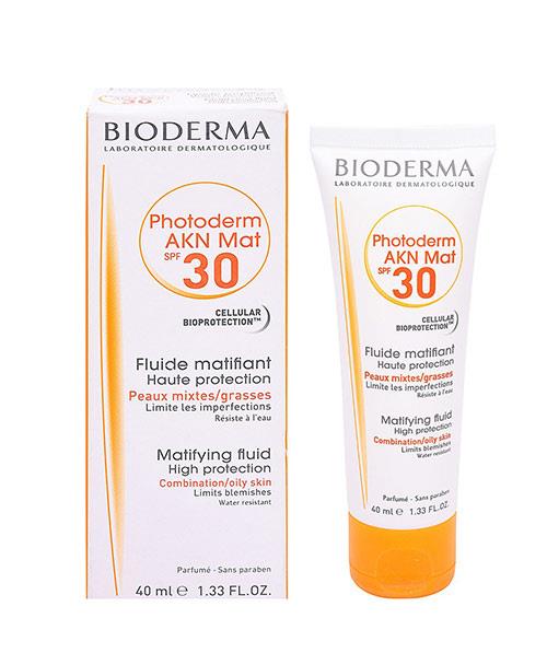 Bioderma Kem chống nắng Photoderm AKN Mat SPF30 40ml