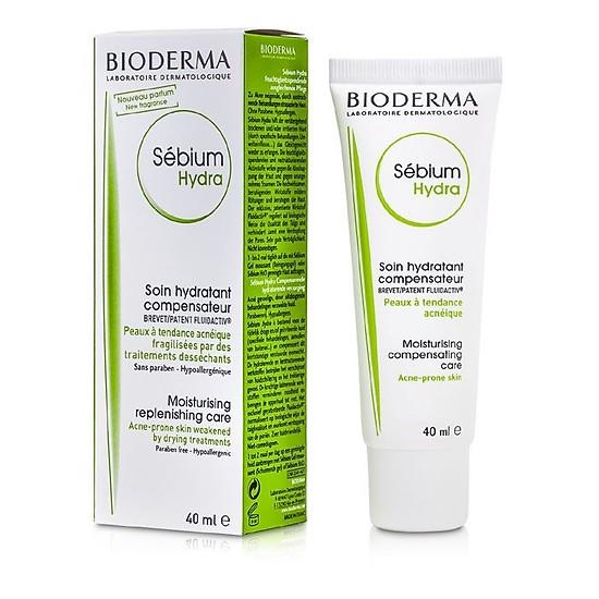 Bioderma Sebium Hydra Kem dưỡng ẩm dành cho da dầu mụn 40ml