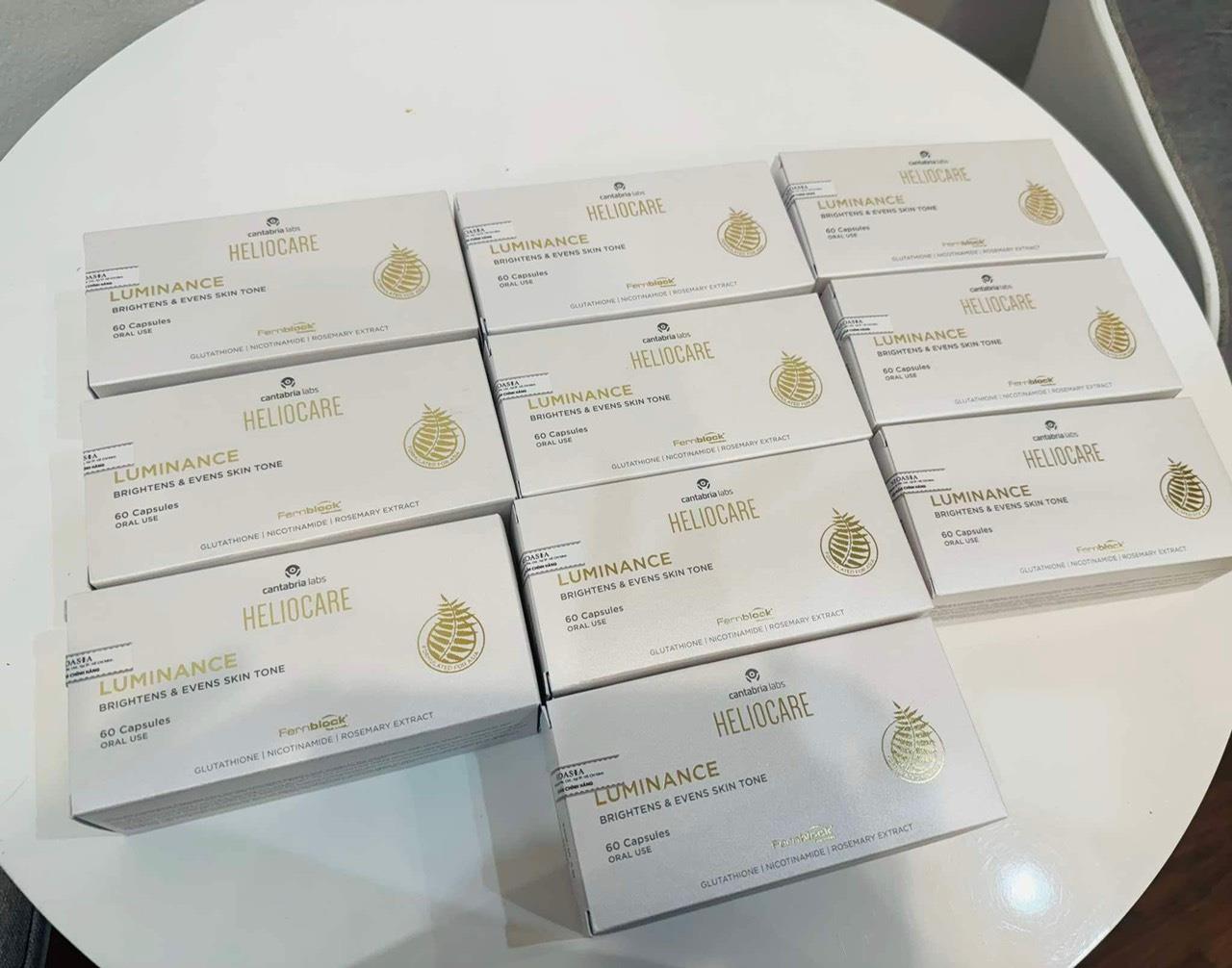 Heliocare Luminance viên uống trắng da