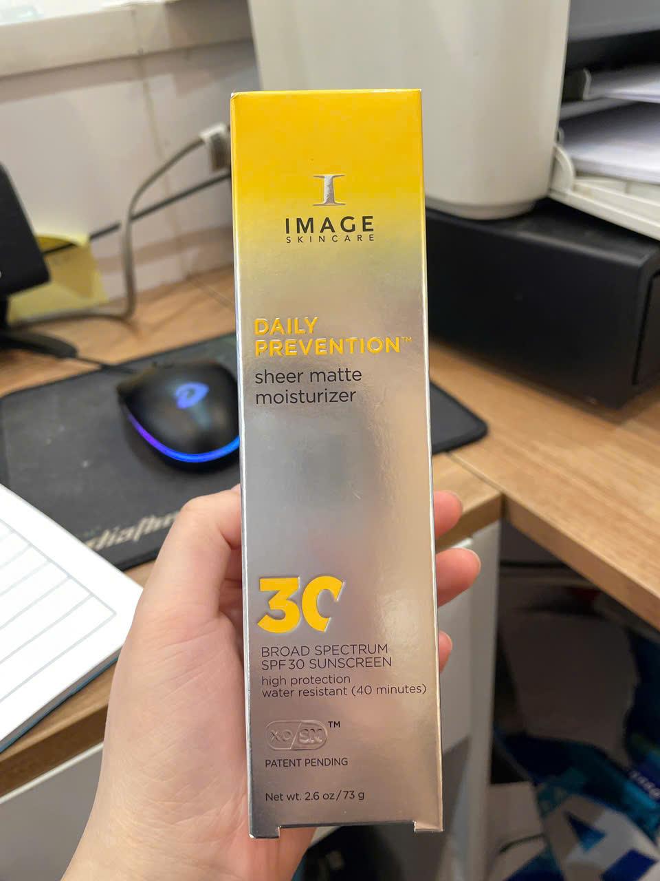 Image daily prevention sheer matte moisturizer SPF30 
