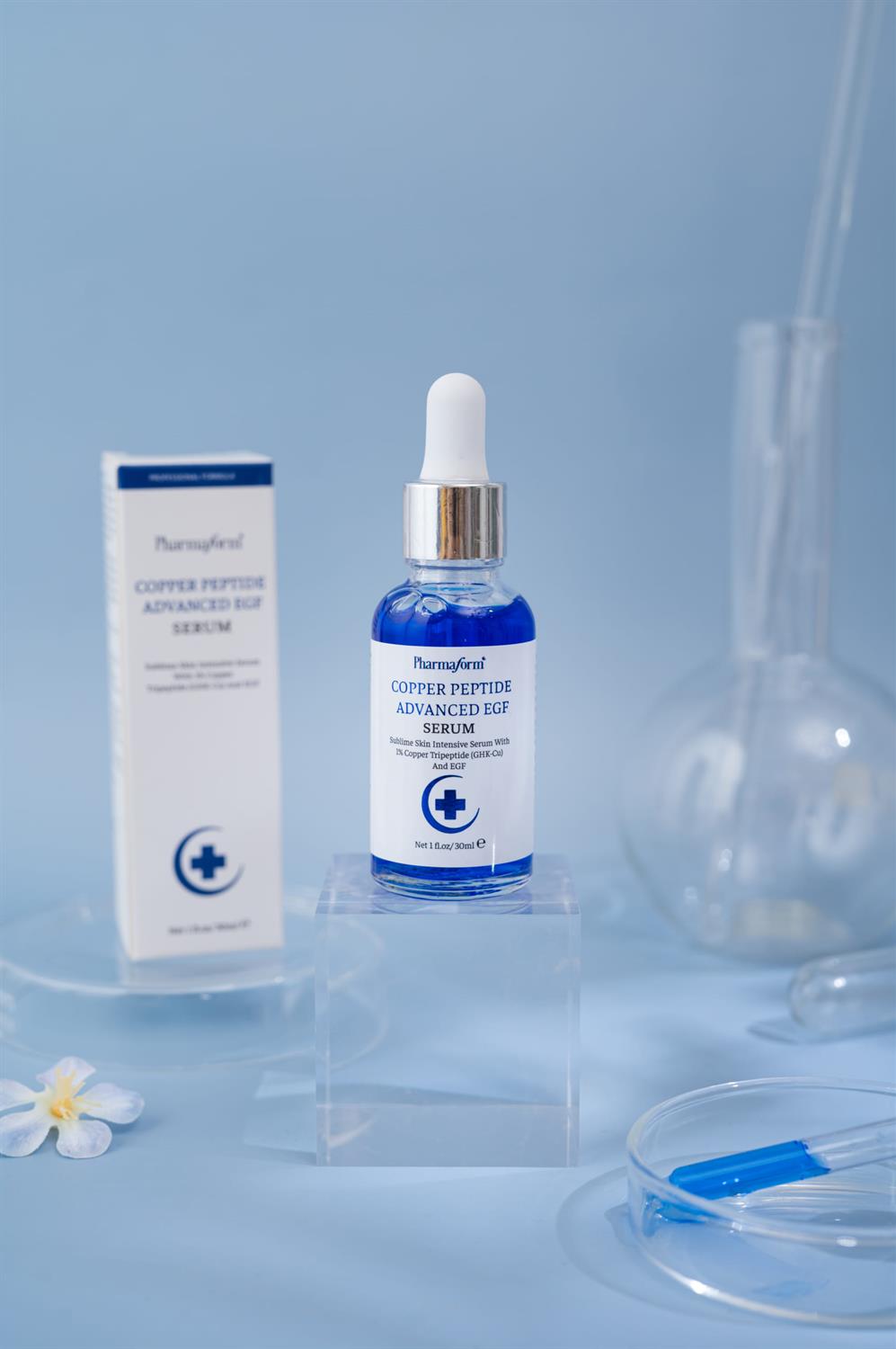 Pharmaform Copper Peptide Advanced EGF Serum phục hồi da 30ml