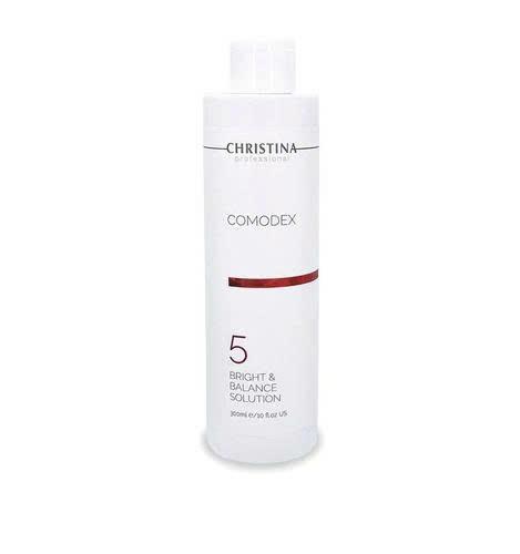 Christina Comodex 5 Bright & Balance Solution 300ml Dung Dịch Dưỡng Sáng Cân Bằng Da
