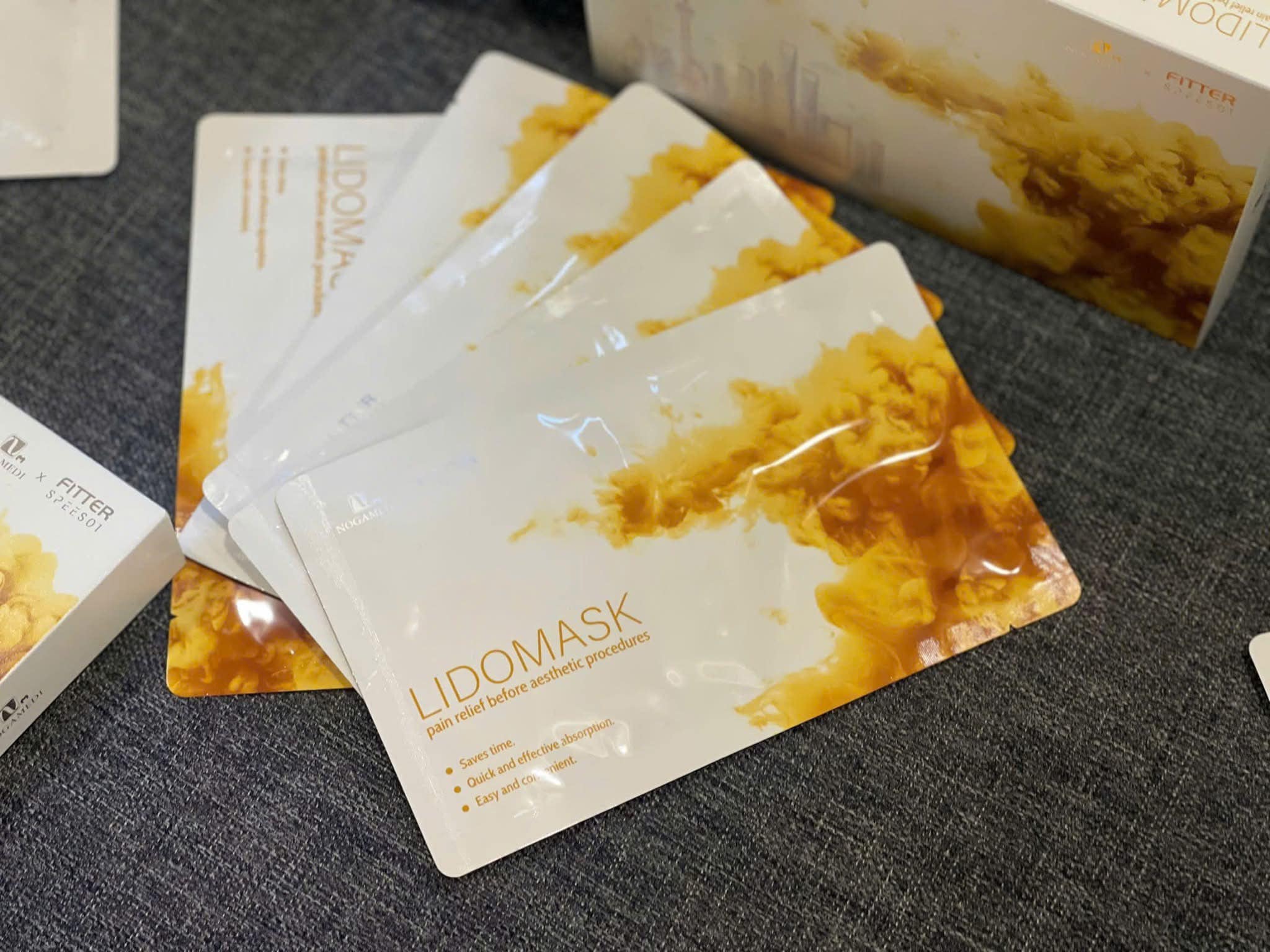 Lidomask mặt nạ ủ tê