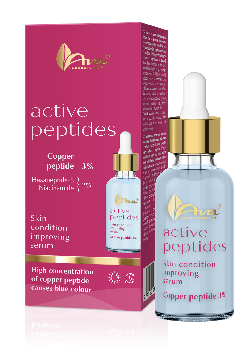 Ava Laboratorium Active peptides Skin condition improving serum copper peptide 30ml