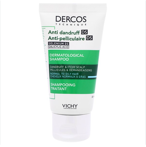 Dercos Dầu gội giảm gàu dành cho da đầu nhạy cảm 50ml